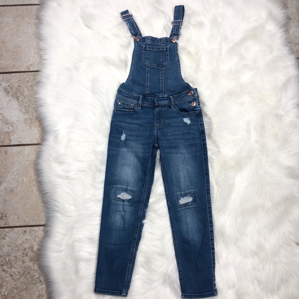 Abercrombie and Fitch kids overall denim size 9/10